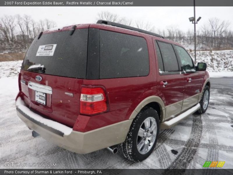 Redfire Metallic / Charcoal Black/Camel 2007 Ford Expedition Eddie Bauer