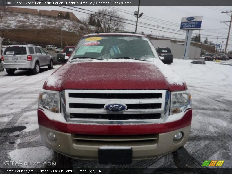 Redfire Metallic / Charcoal Black/Camel 2007 Ford Expedition Eddie Bauer