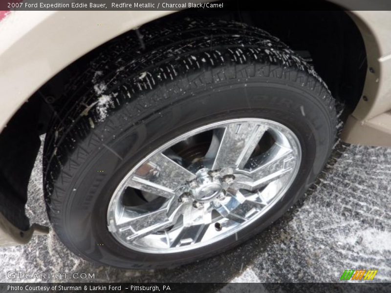 Redfire Metallic / Charcoal Black/Camel 2007 Ford Expedition Eddie Bauer