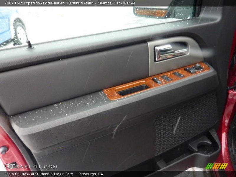 Redfire Metallic / Charcoal Black/Camel 2007 Ford Expedition Eddie Bauer