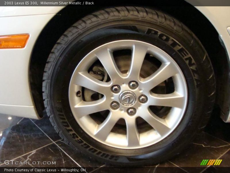 Millennium Silver Metallic / Black 2003 Lexus ES 300