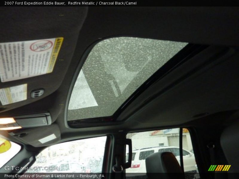 Redfire Metallic / Charcoal Black/Camel 2007 Ford Expedition Eddie Bauer