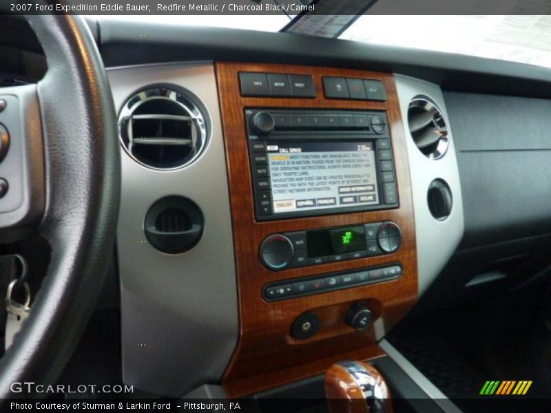 Redfire Metallic / Charcoal Black/Camel 2007 Ford Expedition Eddie Bauer