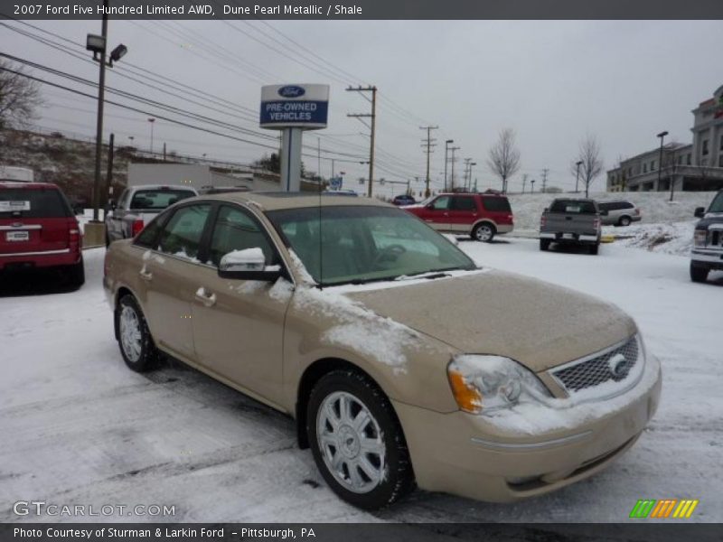 Dune Pearl Metallic / Shale 2007 Ford Five Hundred Limited AWD