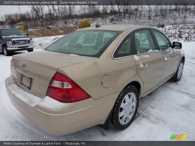 Dune Pearl Metallic / Shale 2007 Ford Five Hundred Limited AWD