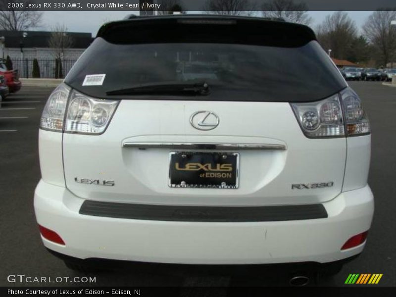 Crystal White Pearl / Ivory 2006 Lexus RX 330 AWD