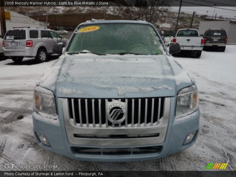 Light Ice Blue Metallic / Stone 2008 Mercury Mariner Hybrid
