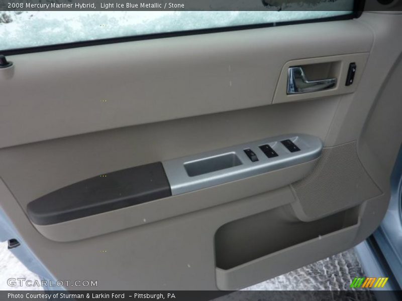 Light Ice Blue Metallic / Stone 2008 Mercury Mariner Hybrid