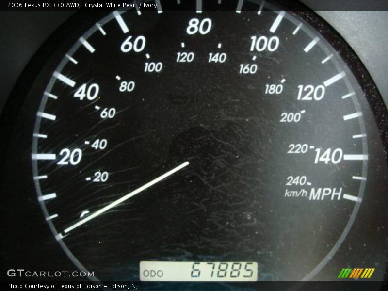 Crystal White Pearl / Ivory 2006 Lexus RX 330 AWD