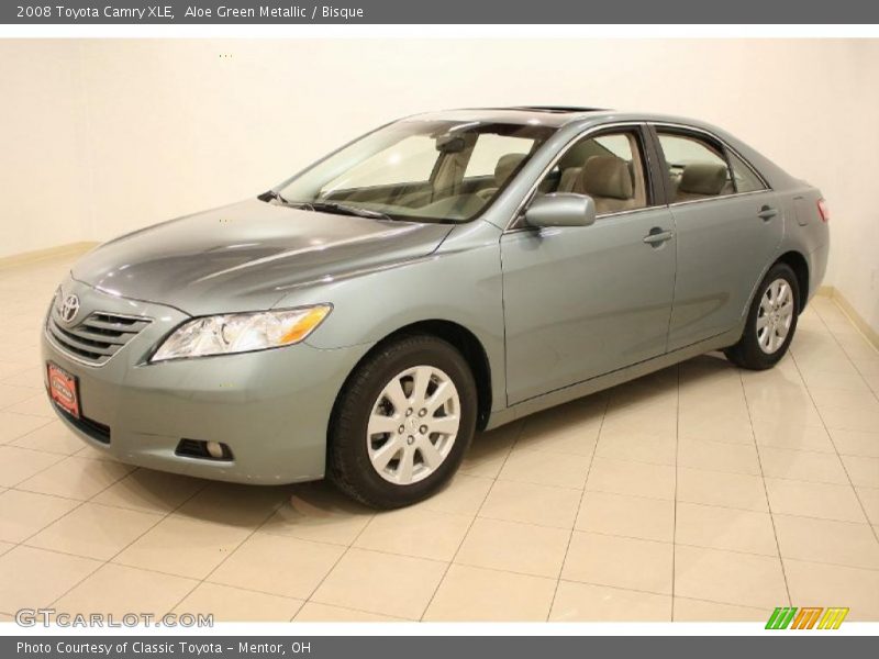 Aloe Green Metallic / Bisque 2008 Toyota Camry XLE