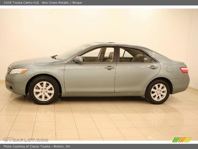 Aloe Green Metallic / Bisque 2008 Toyota Camry XLE