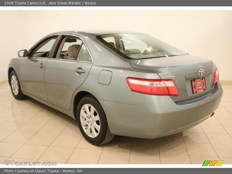 Aloe Green Metallic / Bisque 2008 Toyota Camry XLE