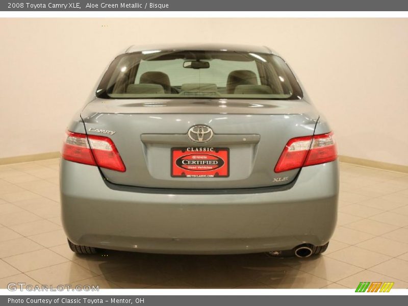 Aloe Green Metallic / Bisque 2008 Toyota Camry XLE