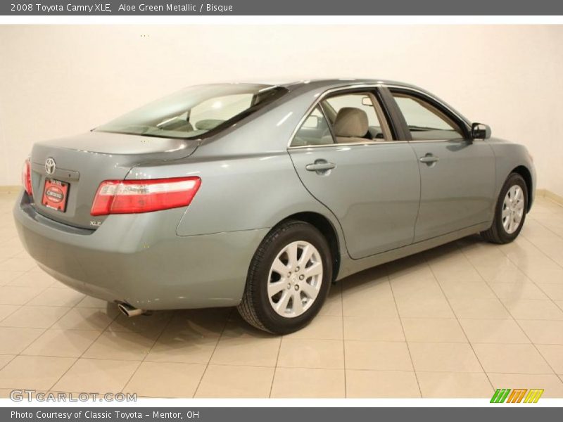 Aloe Green Metallic / Bisque 2008 Toyota Camry XLE