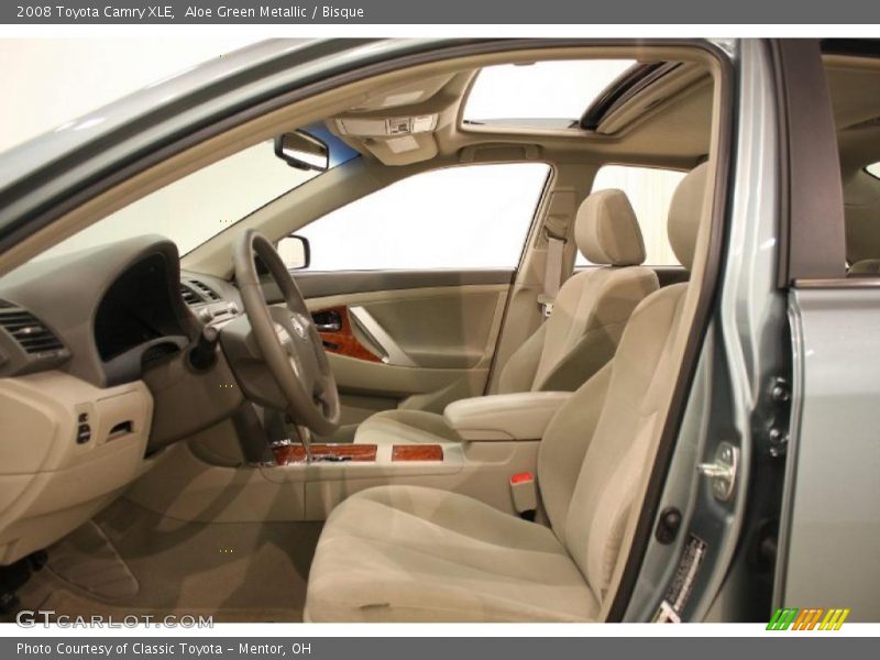 Aloe Green Metallic / Bisque 2008 Toyota Camry XLE