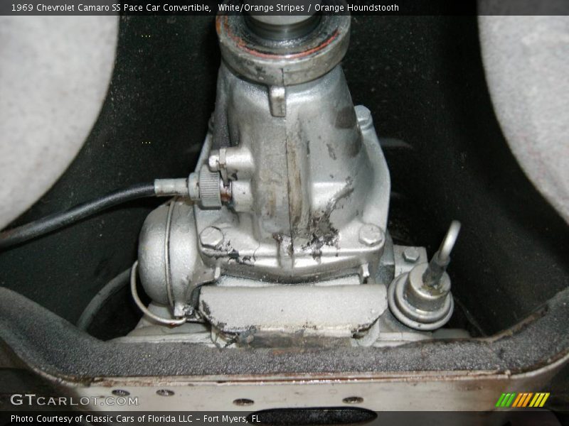 White/Orange Stripes / Orange Houndstooth 1969 Chevrolet Camaro SS Pace Car Convertible