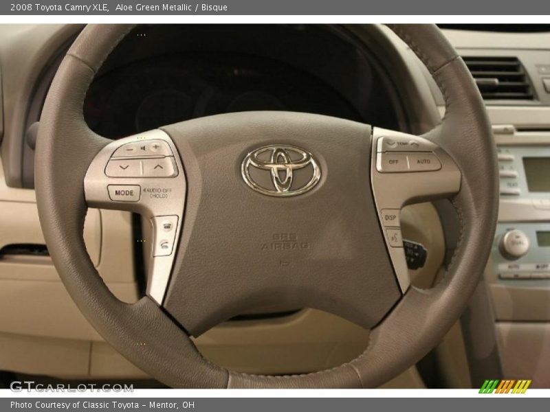 Aloe Green Metallic / Bisque 2008 Toyota Camry XLE