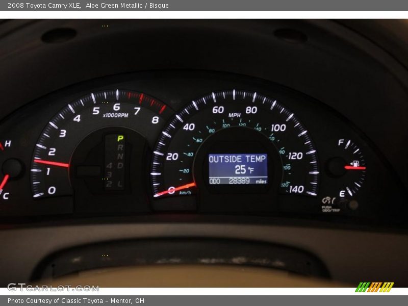Aloe Green Metallic / Bisque 2008 Toyota Camry XLE
