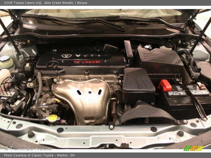 Aloe Green Metallic / Bisque 2008 Toyota Camry XLE