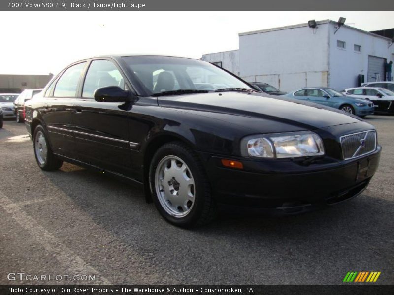 Black / Taupe/LightTaupe 2002 Volvo S80 2.9