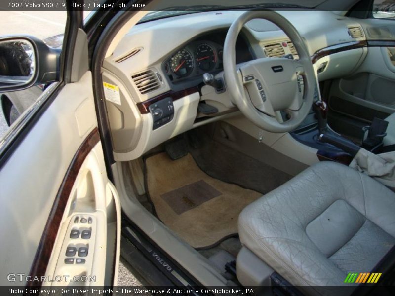 Black / Taupe/LightTaupe 2002 Volvo S80 2.9