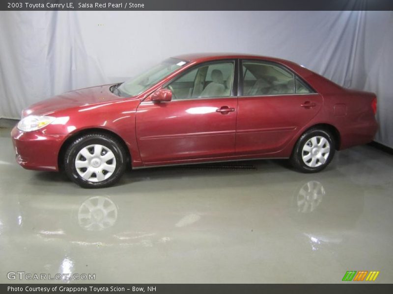 Salsa Red Pearl / Stone 2003 Toyota Camry LE