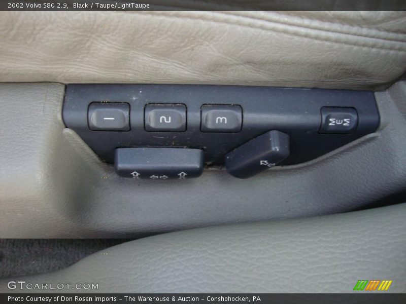 Black / Taupe/LightTaupe 2002 Volvo S80 2.9