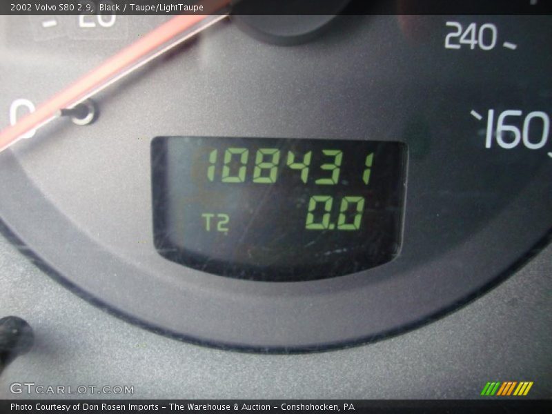 Black / Taupe/LightTaupe 2002 Volvo S80 2.9