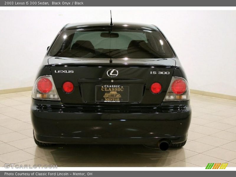 Black Onyx / Black 2003 Lexus IS 300 Sedan