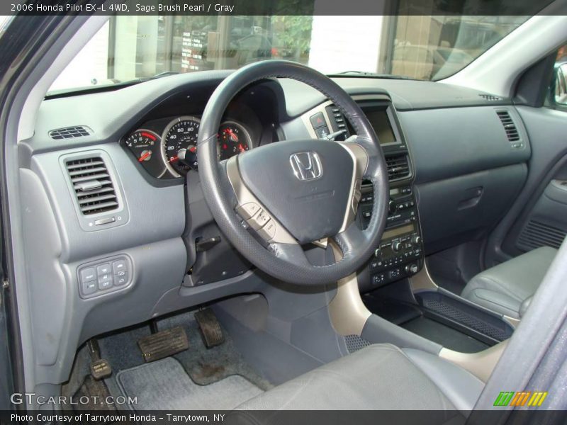 Sage Brush Pearl / Gray 2006 Honda Pilot EX-L 4WD