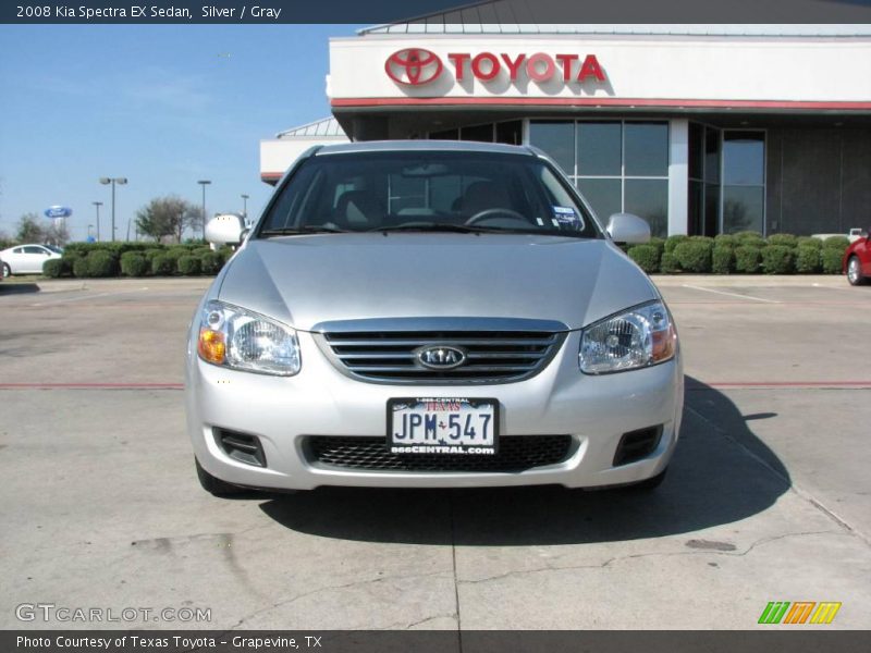 Silver / Gray 2008 Kia Spectra EX Sedan