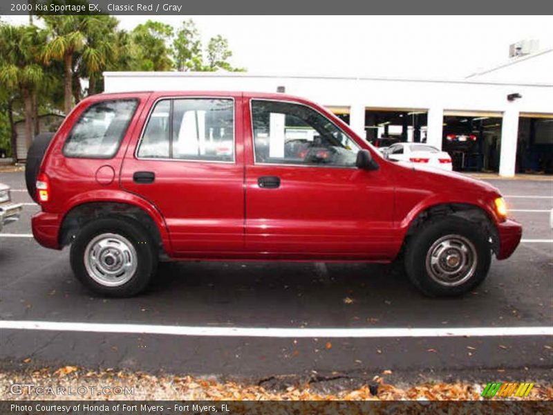 Classic Red / Gray 2000 Kia Sportage EX