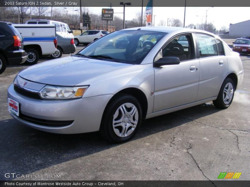 Silver / Gray 2003 Saturn ION 2 Sedan