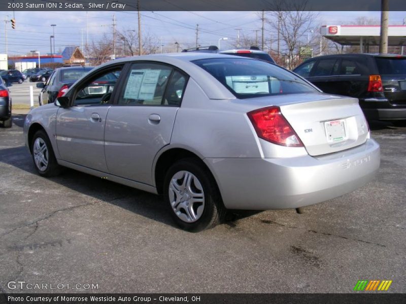 Silver / Gray 2003 Saturn ION 2 Sedan