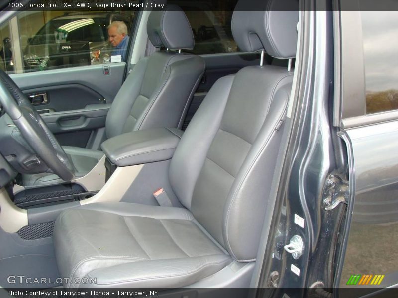 Sage Brush Pearl / Gray 2006 Honda Pilot EX-L 4WD
