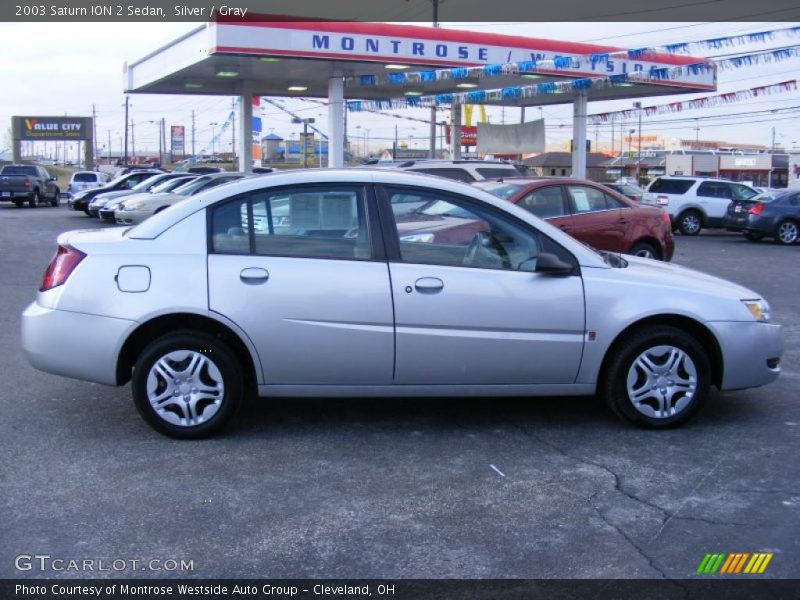 Silver / Gray 2003 Saturn ION 2 Sedan