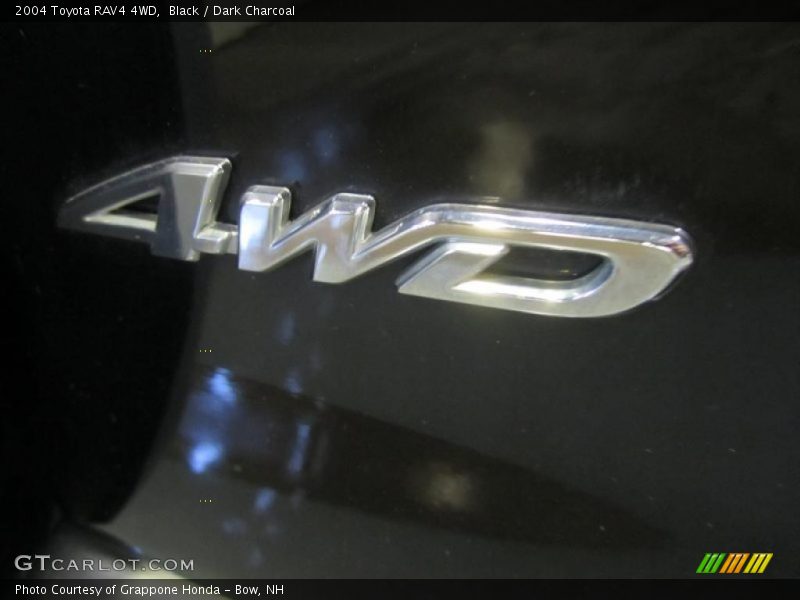 Black / Dark Charcoal 2004 Toyota RAV4 4WD