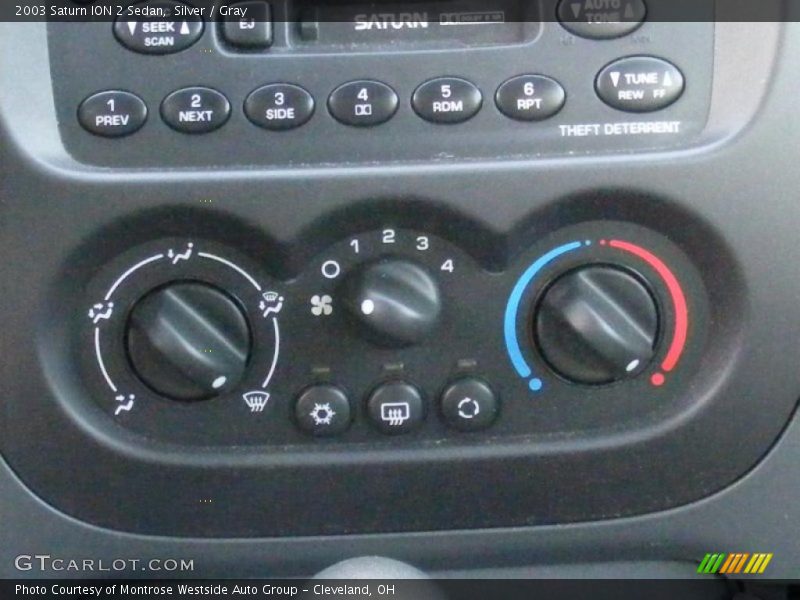 Controls of 2003 ION 2 Sedan