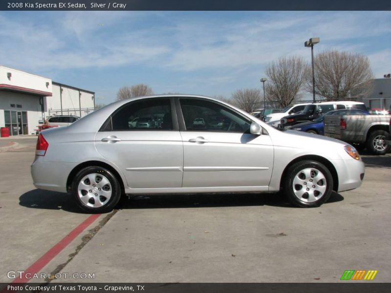 Silver / Gray 2008 Kia Spectra EX Sedan