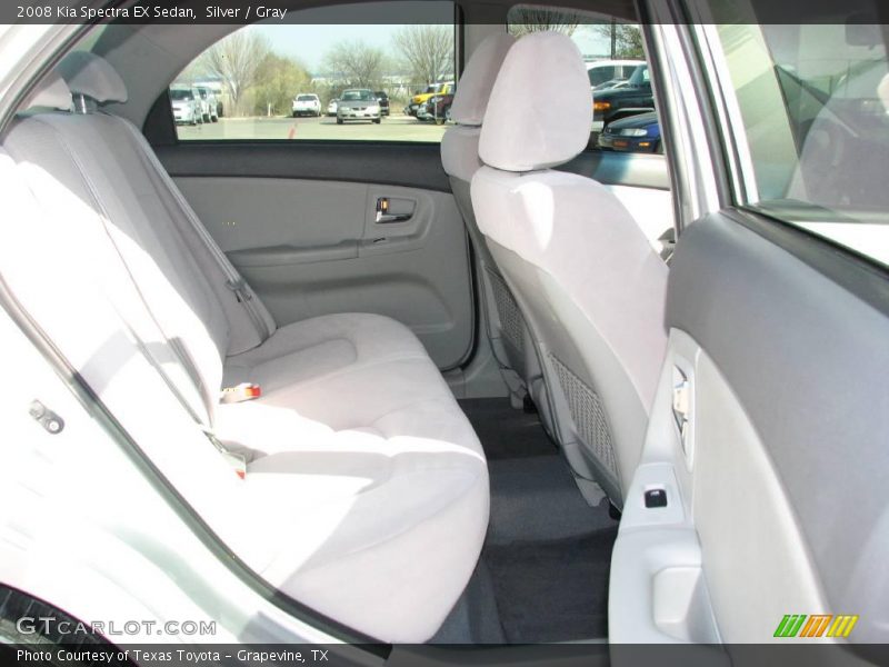 Silver / Gray 2008 Kia Spectra EX Sedan