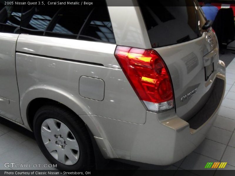 Coral Sand Metallic / Beige 2005 Nissan Quest 3.5