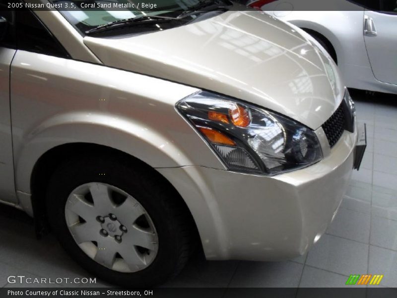 Coral Sand Metallic / Beige 2005 Nissan Quest 3.5