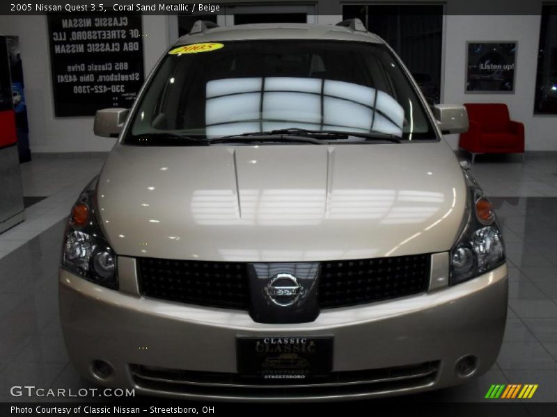 Coral Sand Metallic / Beige 2005 Nissan Quest 3.5