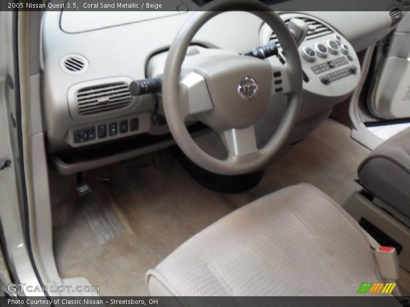 Coral Sand Metallic / Beige 2005 Nissan Quest 3.5