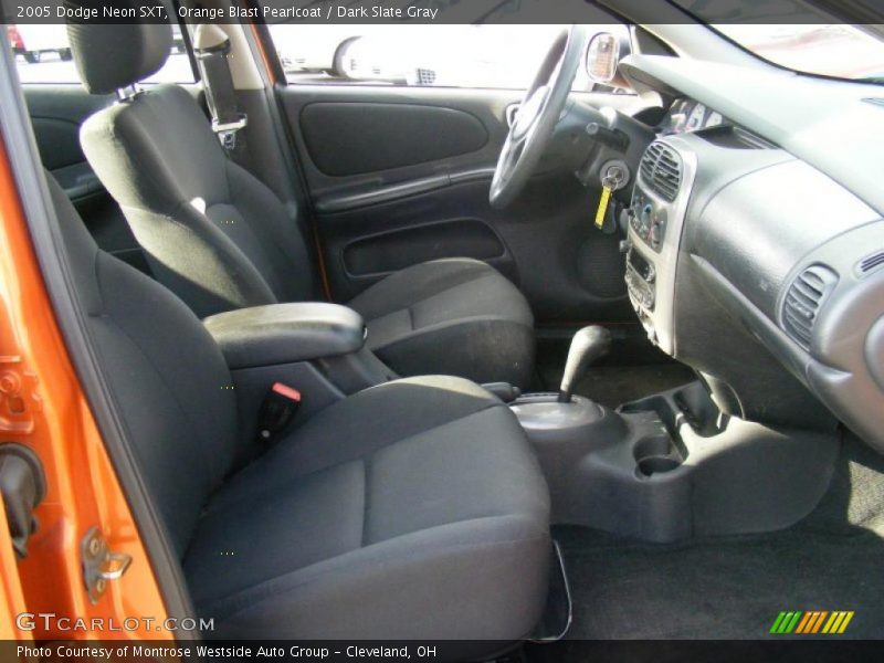 Orange Blast Pearlcoat / Dark Slate Gray 2005 Dodge Neon SXT