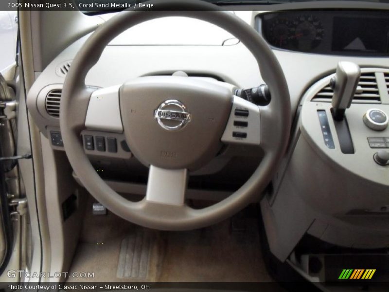 Coral Sand Metallic / Beige 2005 Nissan Quest 3.5