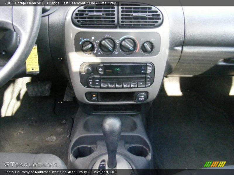 Orange Blast Pearlcoat / Dark Slate Gray 2005 Dodge Neon SXT