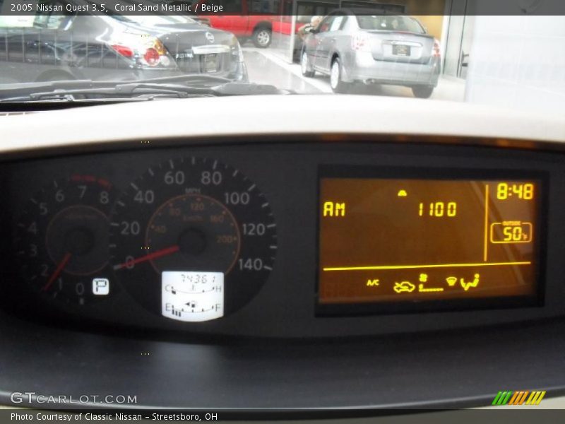 Coral Sand Metallic / Beige 2005 Nissan Quest 3.5