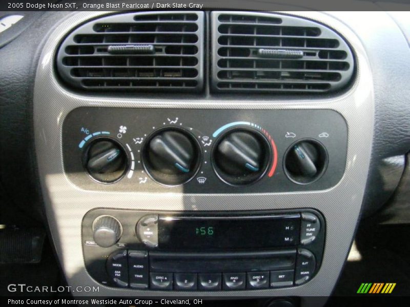 Orange Blast Pearlcoat / Dark Slate Gray 2005 Dodge Neon SXT