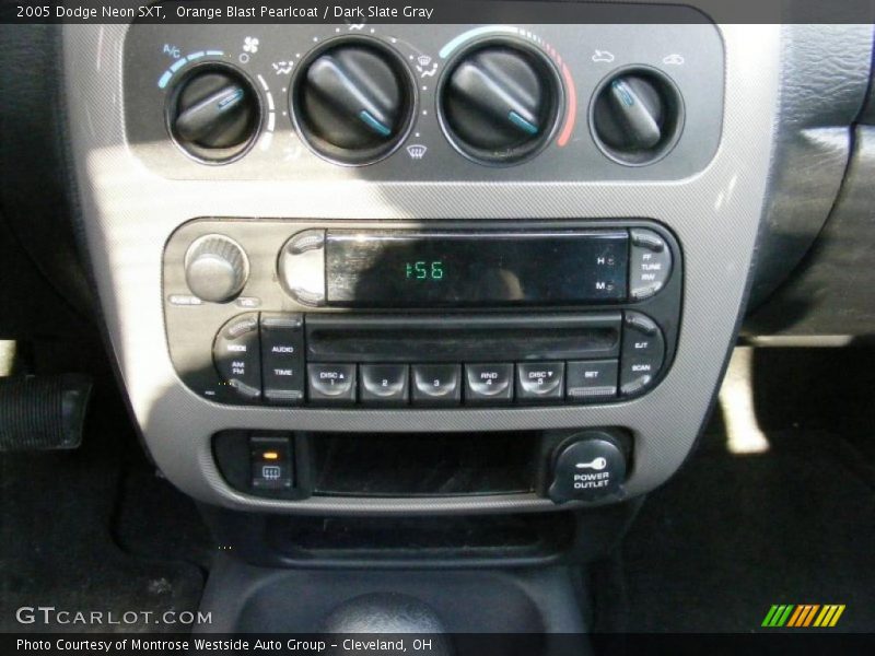 Orange Blast Pearlcoat / Dark Slate Gray 2005 Dodge Neon SXT